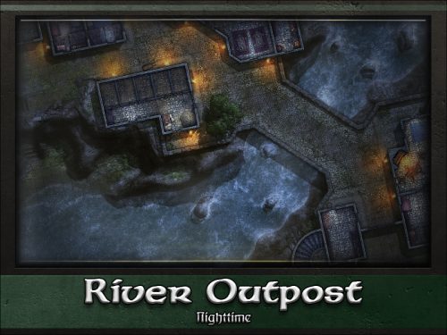 River Outpost (Nighttime Version)